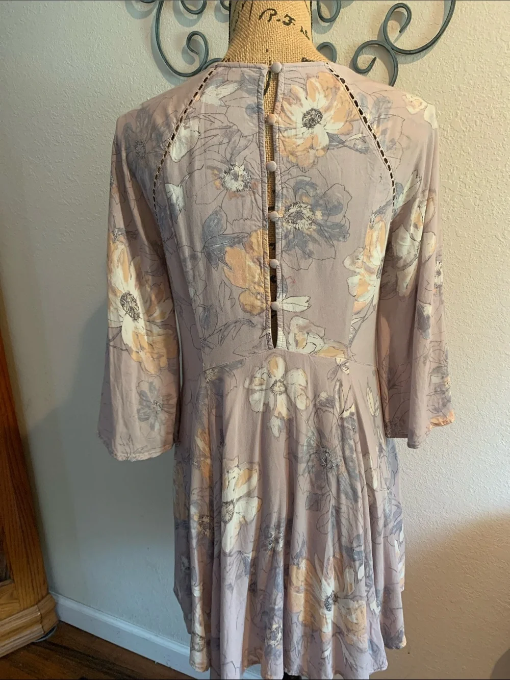 Free People Eyes on you Floral High-Low Dress